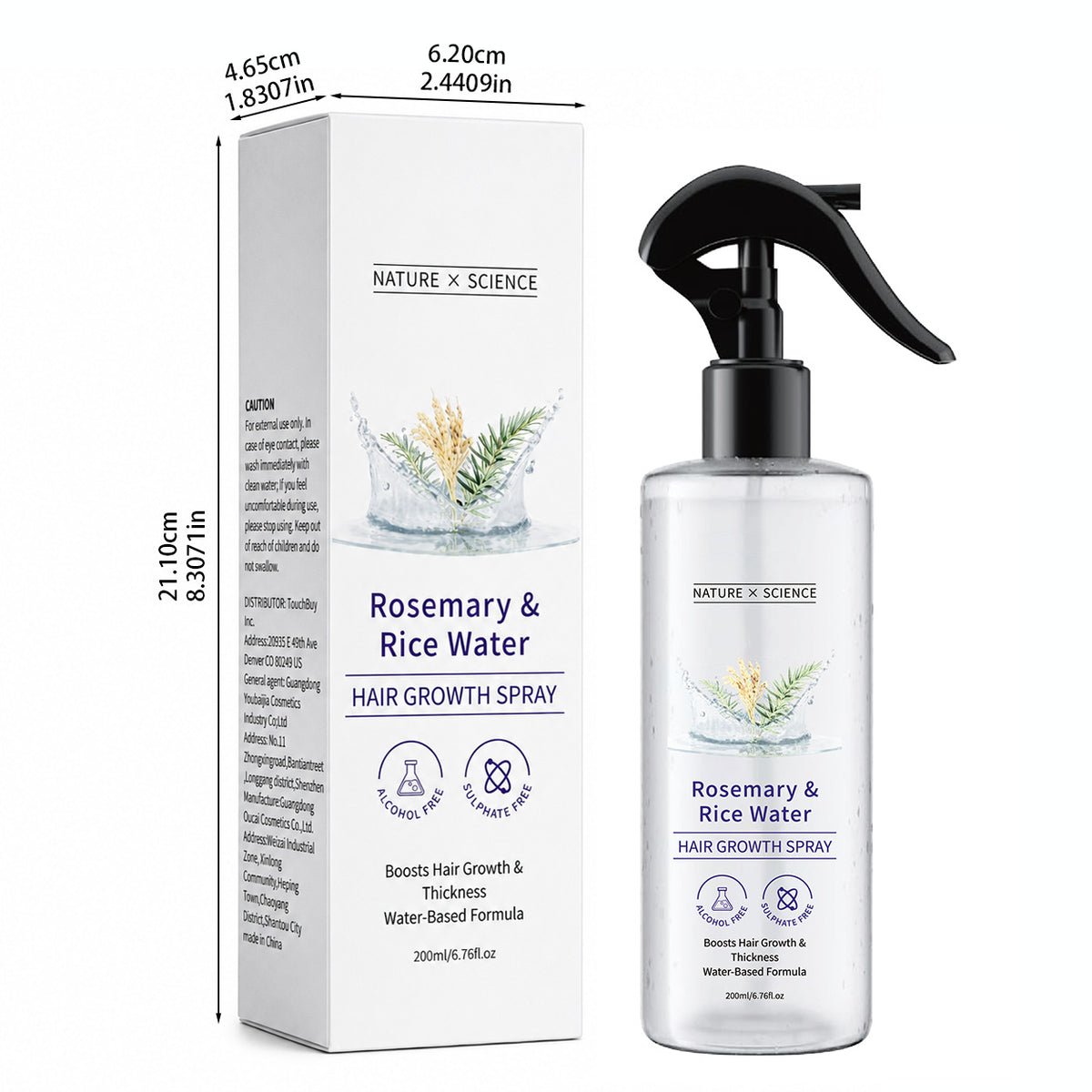 Rosemary Hair Growth Spray – 200ML
