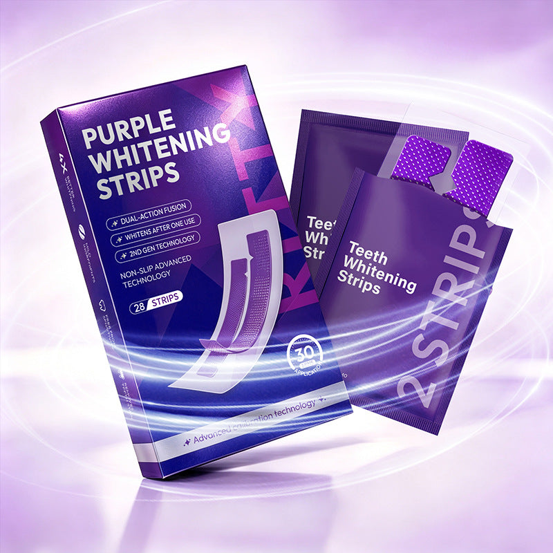 Purple Teeth Whitening Strips – 14 Pairs