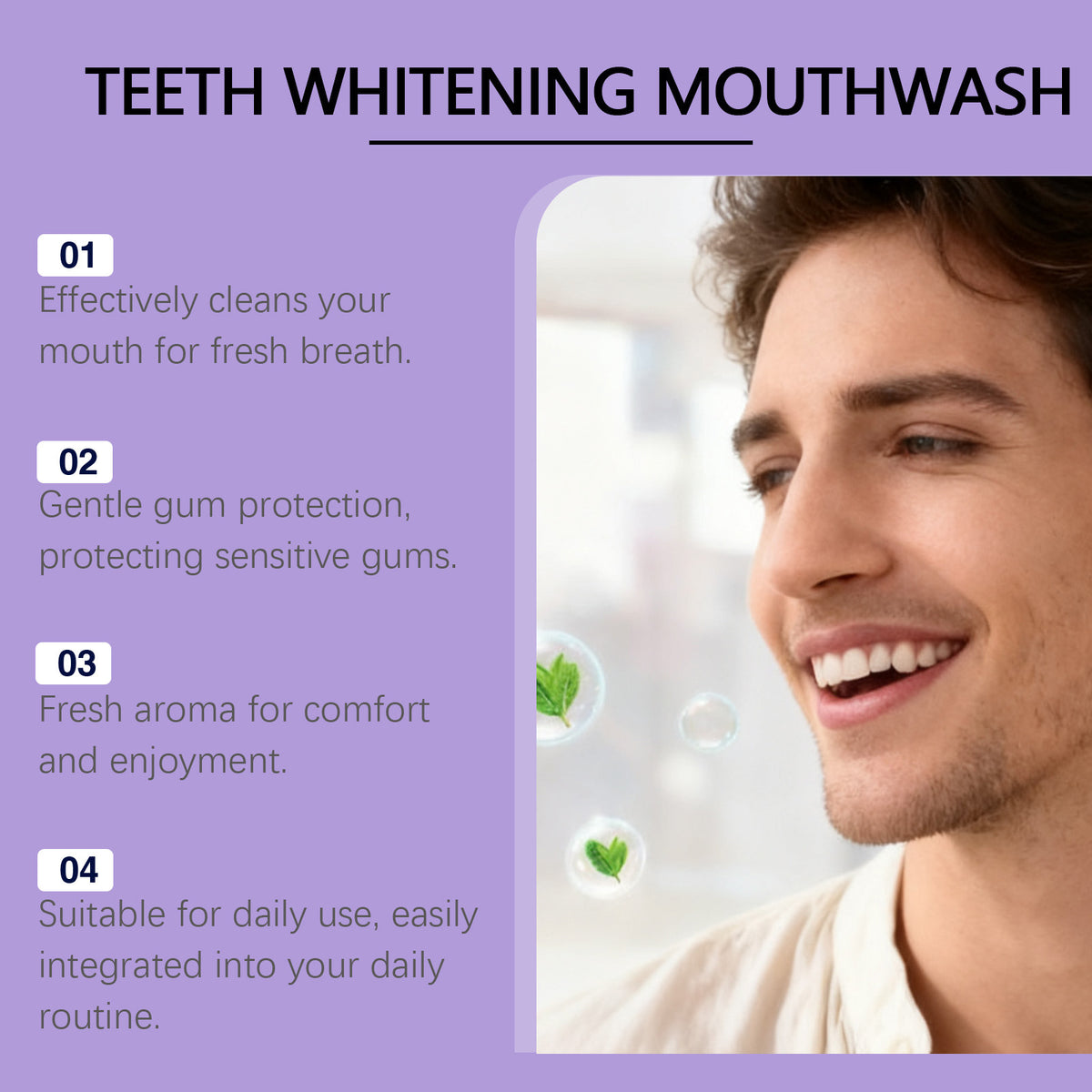 Mint Fresh Breath Mouthwash – 100ML