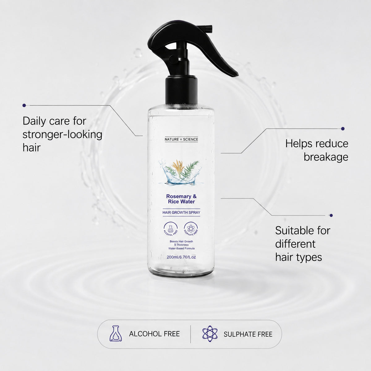 Rosemary Hair Growth Spray – 200ML